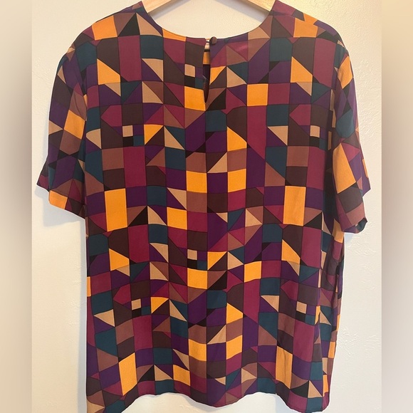 Christie & Jill 100% Silk Blouse - Picture 9 of 12